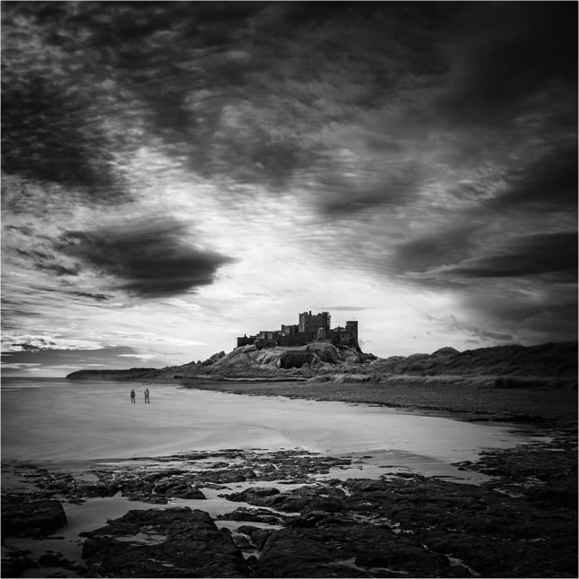 C - Advance Mono - Simon Stokes - Afternoon Walk at Bamburgh